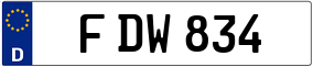 Truck License Plate